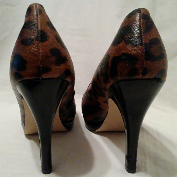Madden Girl by Steve Madden Leopard Print Heels - Picture 5 of 9